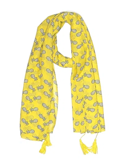 Pre-owned Unbranded Scarf In Yellow