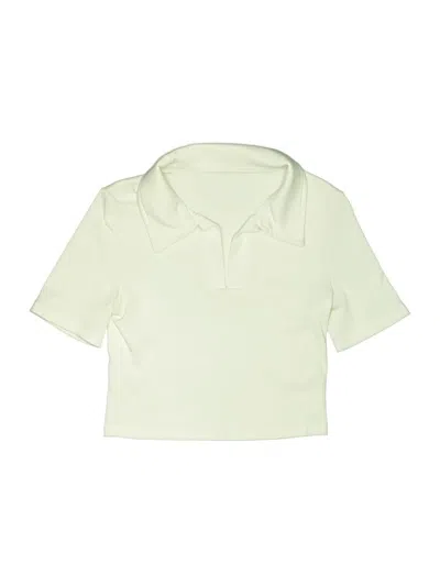 Pre-owned Unbranded Kids' Short Sleeve Blouse In Green