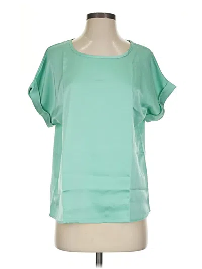 Unbranded Short Sleeve Blouse In Green