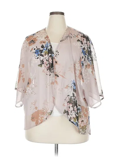 Pre-owned Unbranded Short Sleeve Blouse In Pink