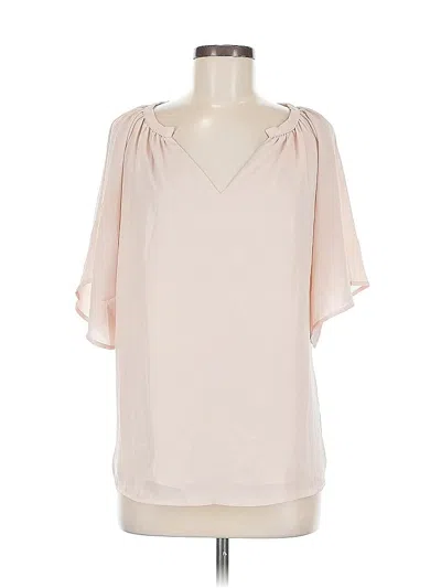 Pre-owned Unbranded Short Sleeve Blouse In Pink