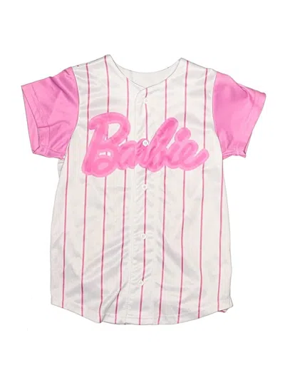 Pre-owned Unbranded Kids' Short Sleeve Blouse In Pink