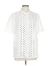 Unbranded Short Sleeve Blouse In White