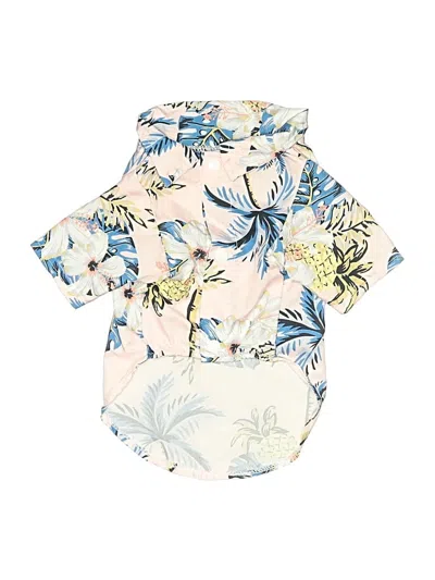 Pre-owned Unbranded Babies' Short Sleeve Button Down Shirt In Blue