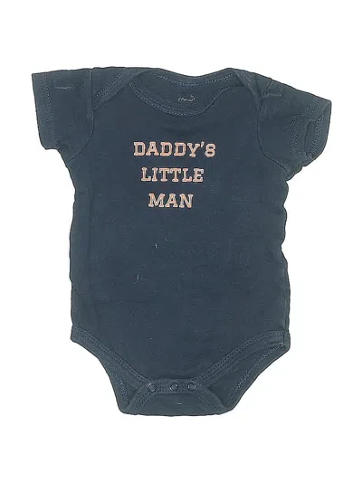 Pre-owned Unbranded Babies' Short Sleeve Onesie In Blue