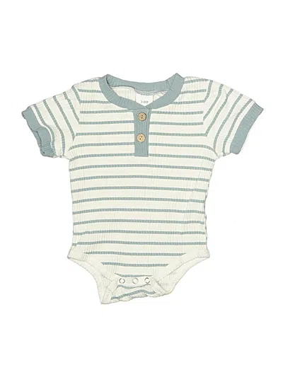 Pre-owned Unbranded Babies' Short Sleeve Onesie In Blue