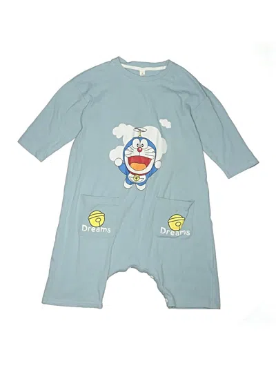Pre-owned Unbranded Kids' Short Sleeve Onesie In Blue