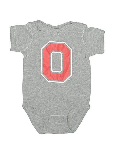 Pre-owned Unbranded Babies' Short Sleeve Onesie In Gray