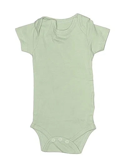 Pre-owned Unbranded Babies' Short Sleeve Onesie In Green