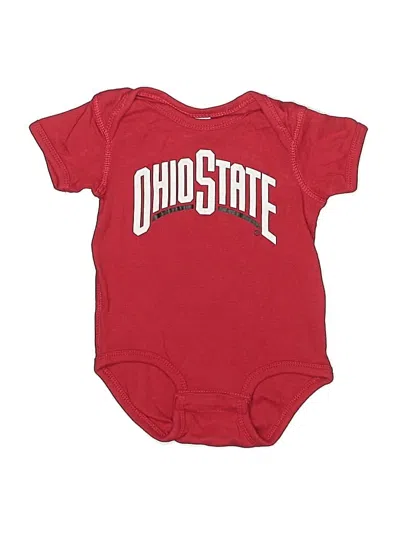 Pre-owned Unbranded Babies' Short Sleeve Onesie In Red