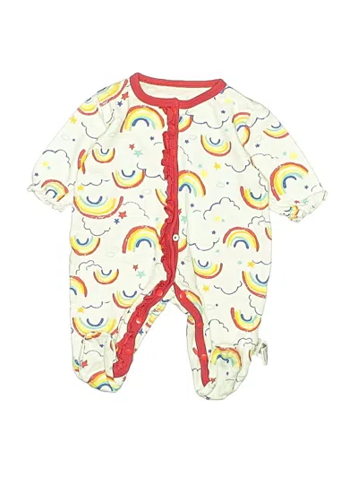 Pre-owned Unbranded Babies' Short Sleeve Onesie In White