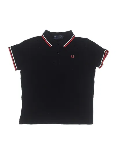 Pre-owned Unbranded Kids' Short Sleeve Polo Shirt In Black