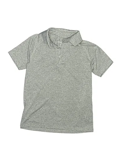 Pre-owned Unbranded Kids' Short Sleeve Polo Shirt In Gray