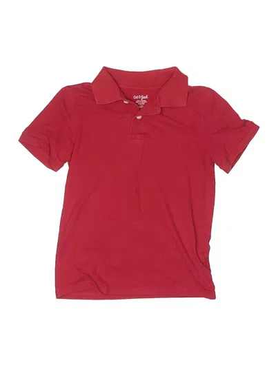 Pre-owned Unbranded Kids' Short Sleeve Polo Shirt In Red