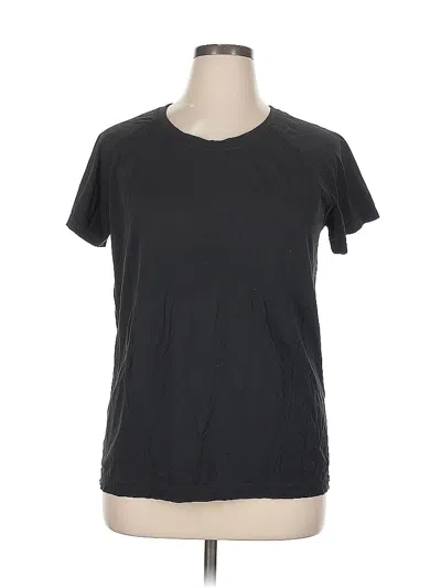 Pre-owned Unbranded Short Sleeve T-shirt In Black