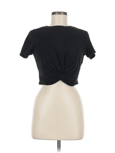 Pre-owned Unbranded Short Sleeve T-shirt In Black