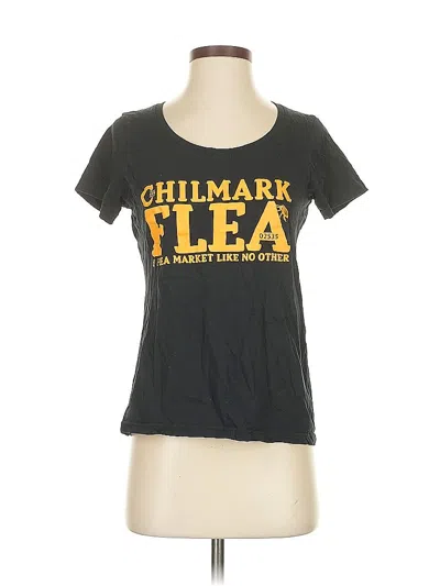 Pre-owned Unbranded Short Sleeve T-shirt In Black