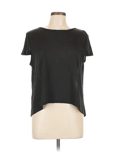 Pre-owned Unbranded Short Sleeve T-shirt In Black