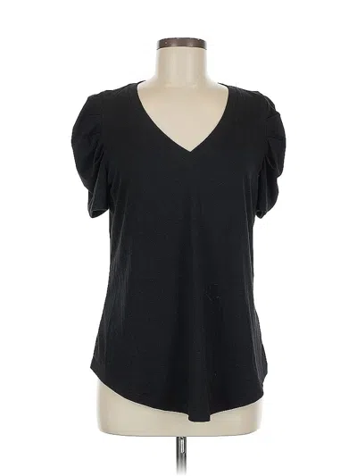 Pre-owned Unbranded Short Sleeve T-shirt In Black