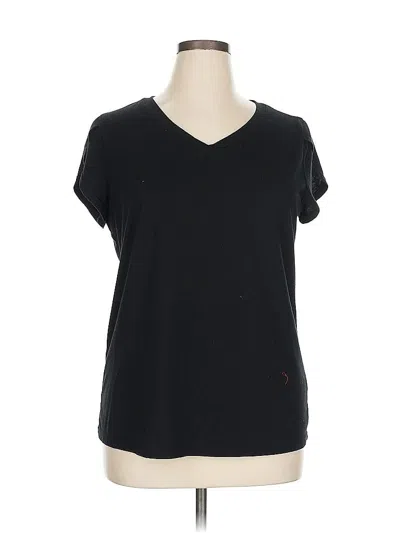 Pre-owned Unbranded Short Sleeve T-shirt In Black