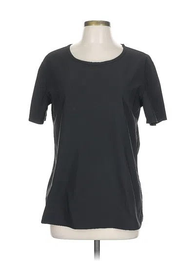 Pre-owned Unbranded Short Sleeve T-shirt In Black