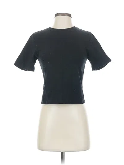 Pre-owned Unbranded Short Sleeve T-shirt In Black