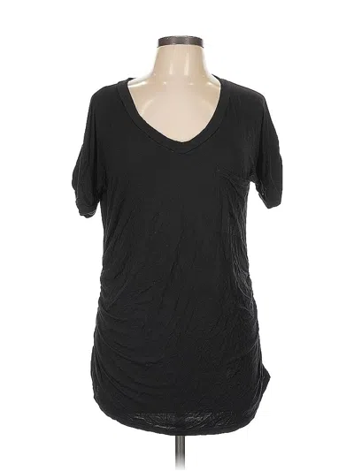 Pre-owned Unbranded Short Sleeve T-shirt In Black