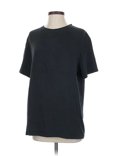 Pre-owned Unbranded Short Sleeve T-shirt In Black
