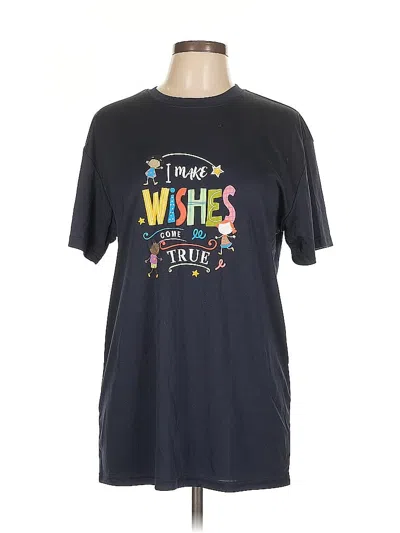 Pre-owned Unbranded Short Sleeve T-shirt In Black