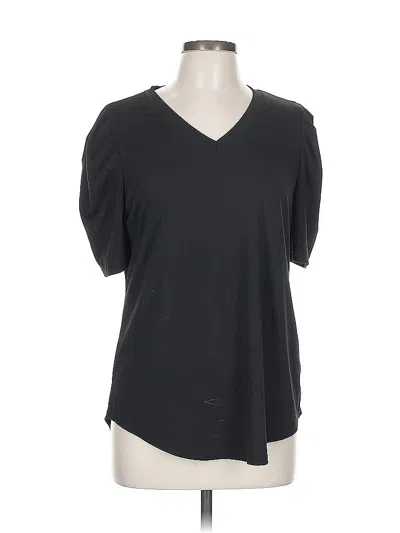 Pre-owned Unbranded Short Sleeve T-shirt In Black