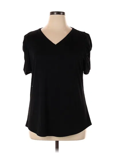 Pre-owned Unbranded Short Sleeve T-shirt In Black