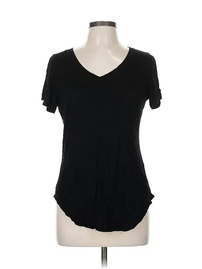 Pre-owned Unbranded Short Sleeve T-shirt In Black
