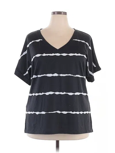 Pre-owned Unbranded Short Sleeve T-shirt In Black