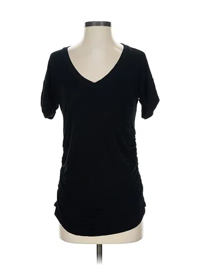 Pre-owned Unbranded Short Sleeve T-shirt In Black