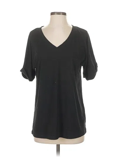 Pre-owned Unbranded Short Sleeve T-shirt In Black