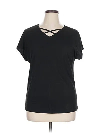 Pre-owned Unbranded Short Sleeve T-shirt In Black