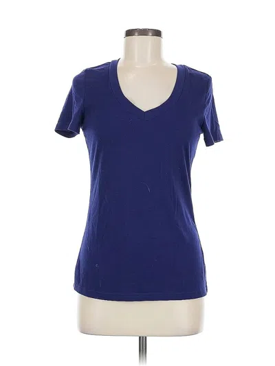Pre-owned Unbranded Short Sleeve T-shirt In Blue
