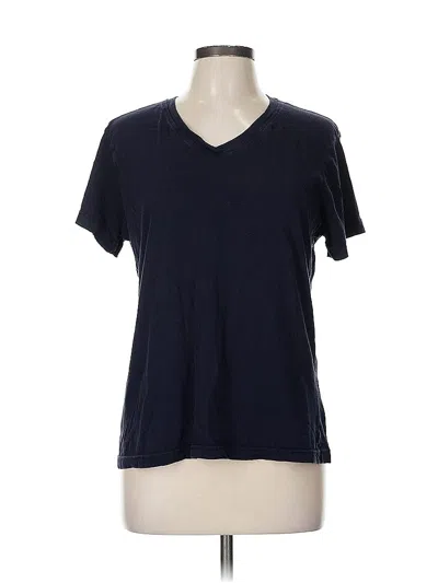 Pre-owned Unbranded Short Sleeve T-shirt In Blue