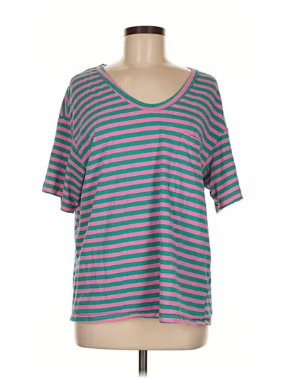 Pre-owned Unbranded Short Sleeve T-shirt In Blue