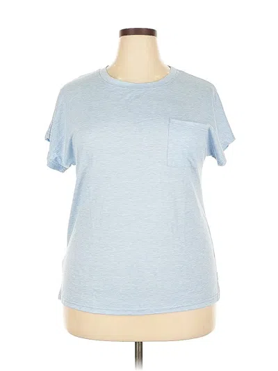 Pre-owned Unbranded Short Sleeve T-shirt In Blue