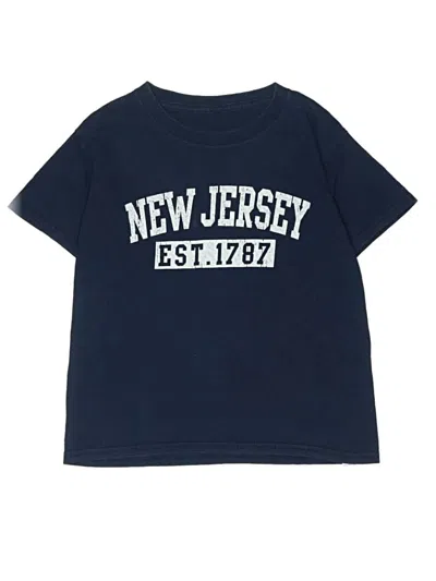 Pre-owned Unbranded Kids' Short Sleeve T-shirt In Blue