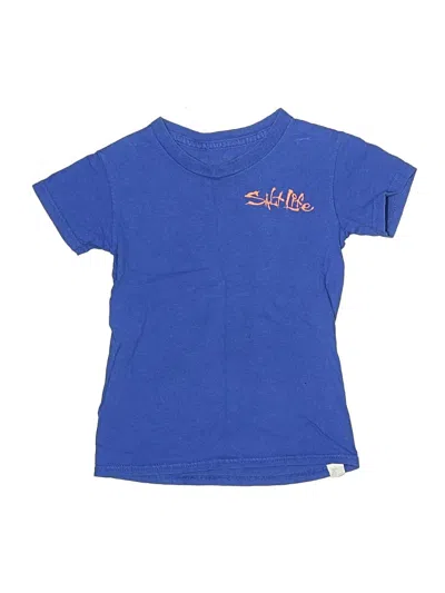 Pre-owned Unbranded Kids' Short Sleeve T-shirt In Blue