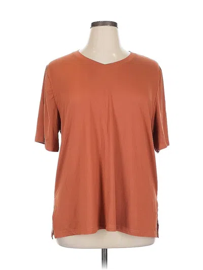 Pre-owned Unbranded Short Sleeve T-shirt In Brown