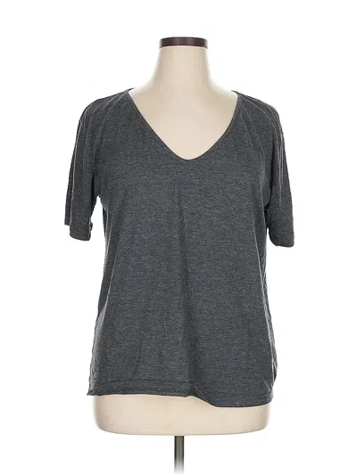 Pre-owned Unbranded Short Sleeve T-shirt In Gray