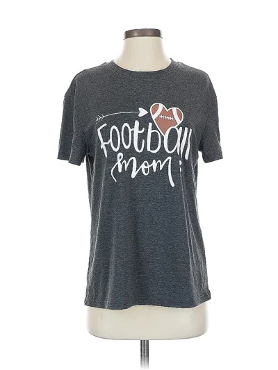 Pre-owned Unbranded Short Sleeve T-shirt In Gray