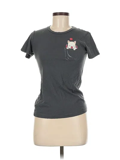 Pre-owned Unbranded Short Sleeve T-shirt In Gray