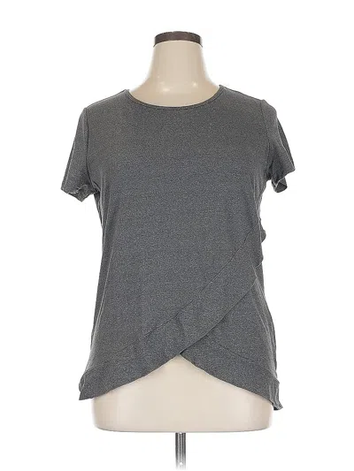 Pre-owned Unbranded Short Sleeve T-shirt In Gray
