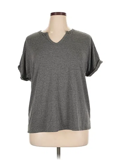 Pre-owned Unbranded Short Sleeve T-shirt In Gray