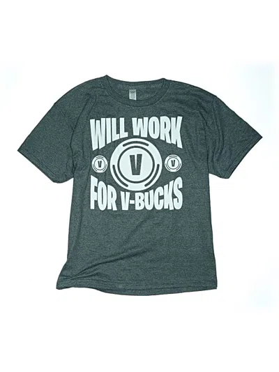 Pre-owned Unbranded Kids' Short Sleeve T-shirt In Gray