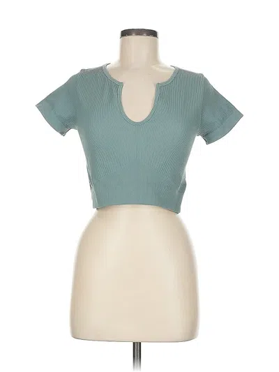 Pre-owned Unbranded Short Sleeve T-shirt In Green